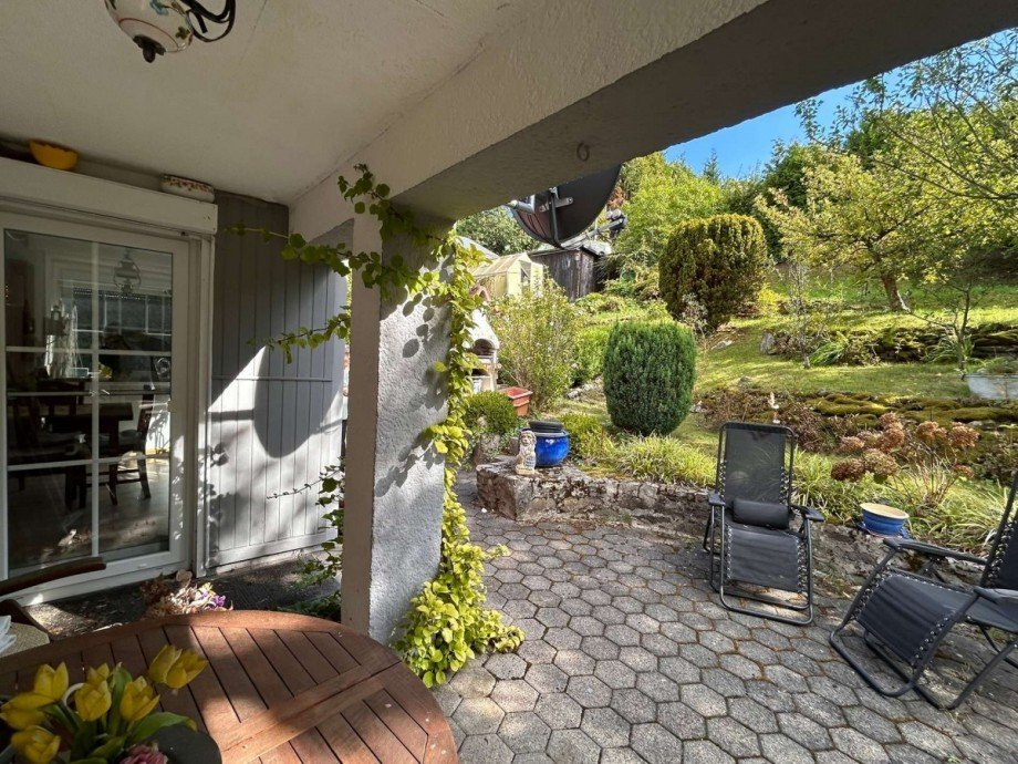 Gesch�tzte Terrasse Einfamilienhaus Marktredwitz