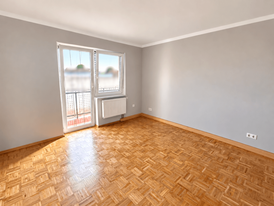 Zimmer zur ruhigen Innenhofseite (KI-bearbeitet: Gegenst�nde entfernt) Etagenwohnung Weiden in der Oberpfalz