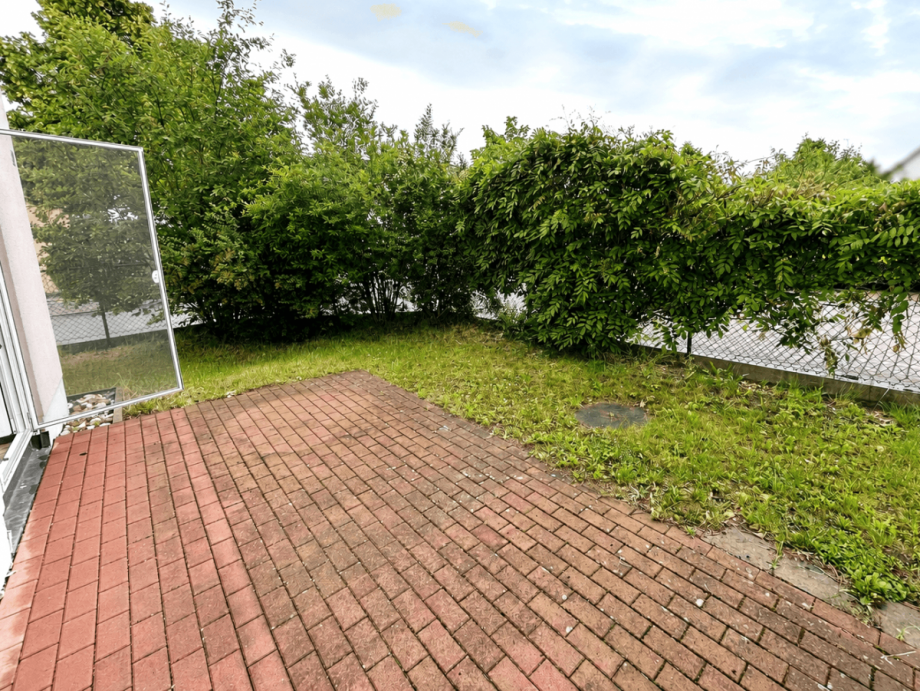 Terrasse Doppelhaush�lfte Weiden in der Oberpfalz