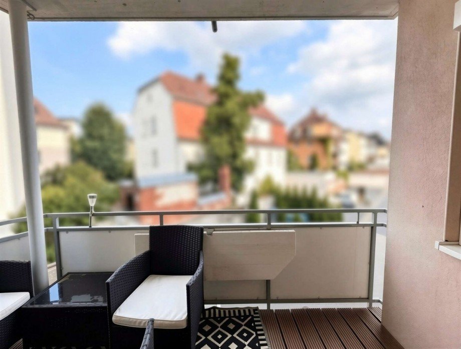 Balkon (KI-bearbeitet) Etagenwohnung Weiden in der Oberpfalz