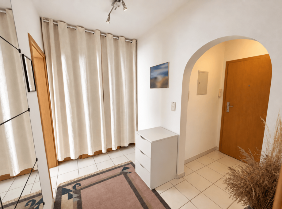 Diele (KI-bearbeitet: Gegenst�nde entfernt) Etagenwohnung T�nnesberg
