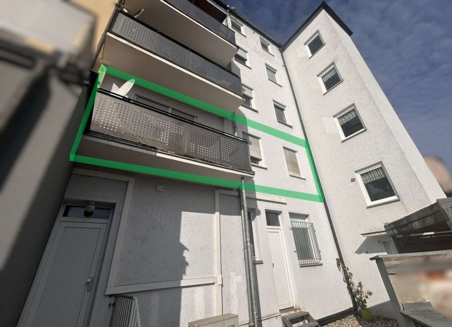 Au�enansicht Etagenwohnung Weiden in der Oberpfalz